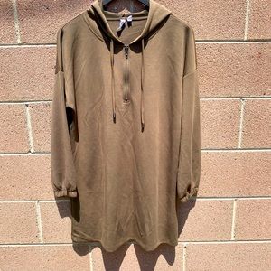 Cable & gauge hoodie dress size XL